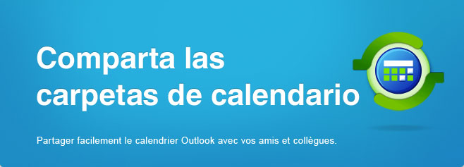 Sincronizar y compartir carpetas de Microsoft Outlook calendario sin un servidor.