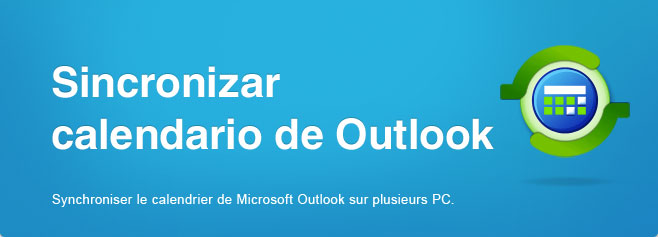 Compartir y sincronizar carpetas de Microsoft Outlook calendario sin un servidor.

